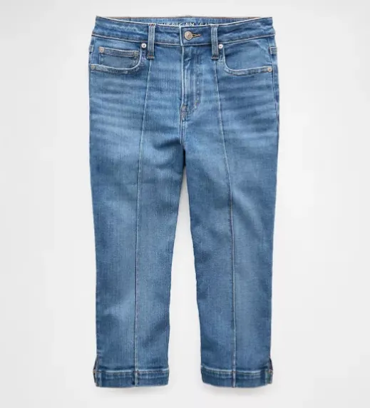High Waisted Capri Jean